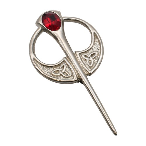 Red stone penannular - stone,