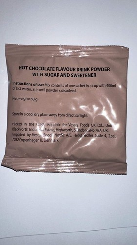 British army ration pack hot - pack,