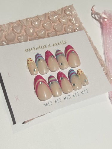 Handmade press gel nails - press, on