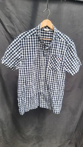 Cotton check white navy 2xl - check,