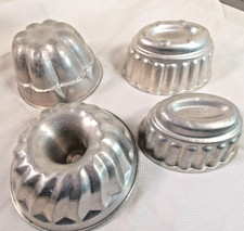 Vintage Aluminium Jelly Moulds