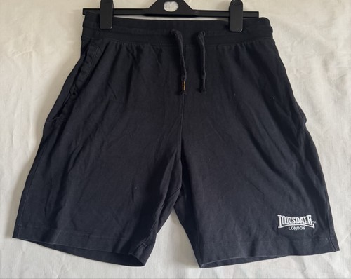 Lonsdale black cotton jersey - lonsdale,