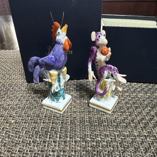 Meissen zodiac monkey rooster - meissen,