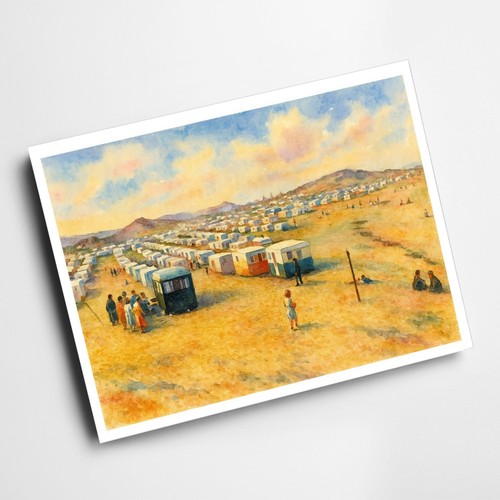 Print the caravan site - a4,
