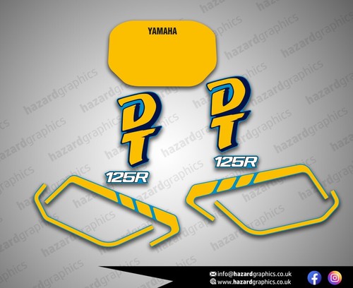 Yamaha dtr dt125r graphics - dtr,