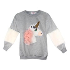 Girls Unicorn Jumper Emoji