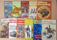 11 x Military Modelling Magazines 1974