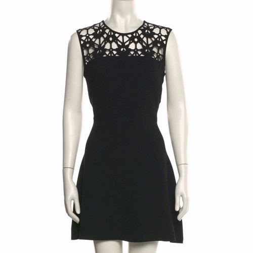Sandro black perforated - black,