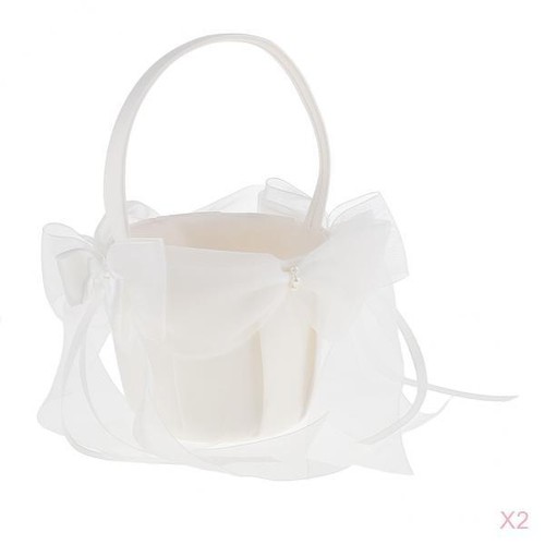 Pcs beige satin basket - beige, for