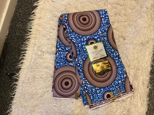 African polycotton wax print - african,