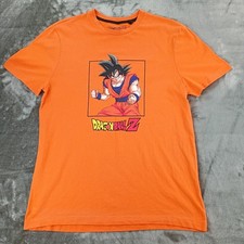 Dragon Ball Z T-Shirt Men's Size M (Chest 40") Orange Anime Chest 40"