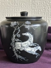 Crown Devon Art Ware Black Jar