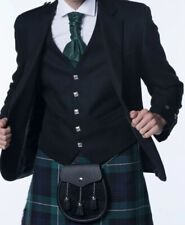 Argyll Kilt Jacket & 5 Buttons Waistcoat With Luxury Satin Lining Wool Blend