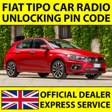 ✅FIAT TIPO CAR RADIO NAVIGATION UNLOCKING PIN CODE FOR ALL MODELS✅