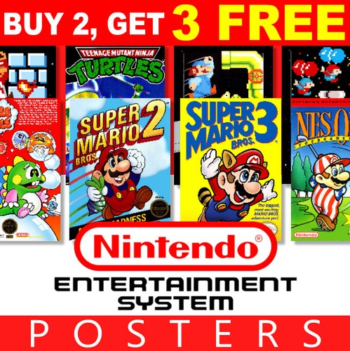 Nes game posters collection - game,