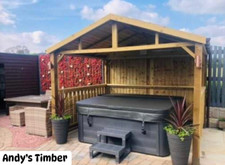 WOODEN GAZEBO ,PERGOLA ,SHELTER IN BESPOKE SIZES PLEASE ASK FIRST BEFORE BUYING