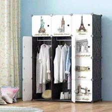 Large Wardrobe Open Storage