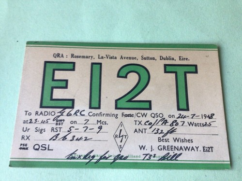 Vintage qsl radio - qsl,