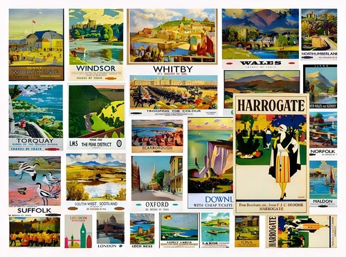 Vintage retro travel railway - travel,
