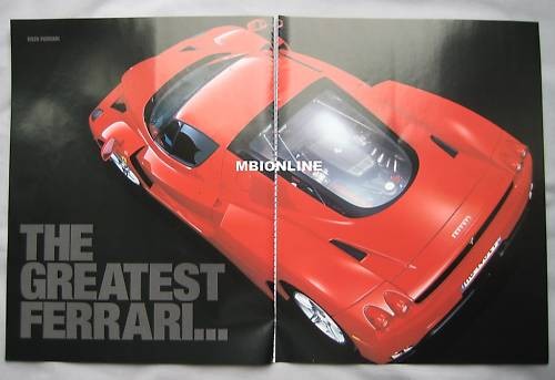 2002 ferrari enzo car - car, magazine