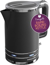 Andrew James Fast Boil Electric Kettle, Large 1.7L Capacity, Cordless Quiet Kett