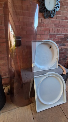 Caravan shower cubicle