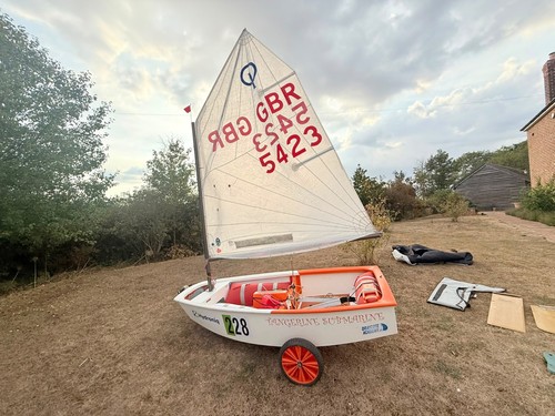 Optimist sailing dinghy gbr - optimist,