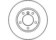 FRONT BRAKE DISC FOR BMW 3