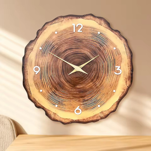 Wooden ring veneer wall - ring,