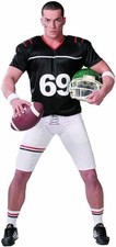 Fiestas Guirca Quarterback American Footballer Gents Costume Size Large