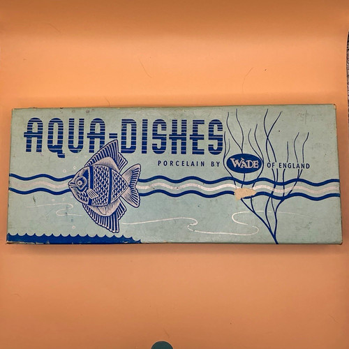 Wade aqua dishes porcelain - wade,