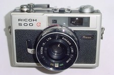 Ricoh 500 G Rangefinder 35mm Film Camera with 40mm f/2.8 Lens - Fully Working
