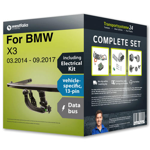 Towbar detachable for - , bmw