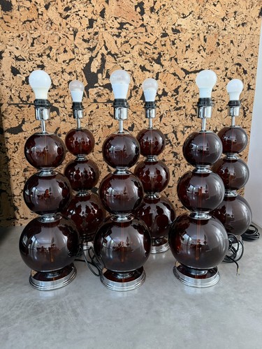 Set chelsom smoked glass - set, 6
