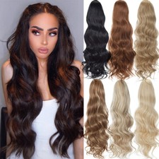 200g Real Thick Drawstring Ponytail Clip In Hair Extension Pony Tail As Human UK