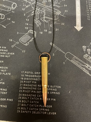 Bullet necklace 303 - necklace, .303