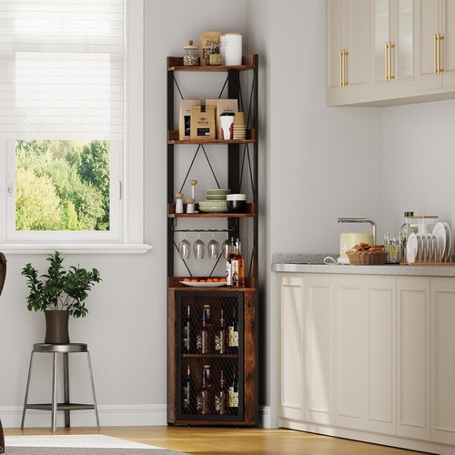 Industrial wine rack sideboard - wine,