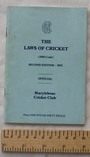 1992 the laws - of, cricket