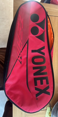 Yonex red badminton bag - yonex,