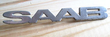 SAAB - CLASSIC BOOT BADGE - CHROME METAL ALL LUGS - 18 CM - 1970`s