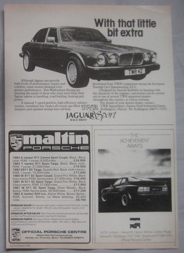 1985 twr jaguar original - 1985,