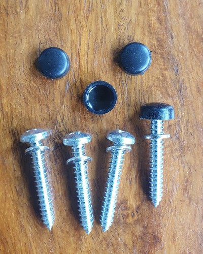 Original black caps - black, screw