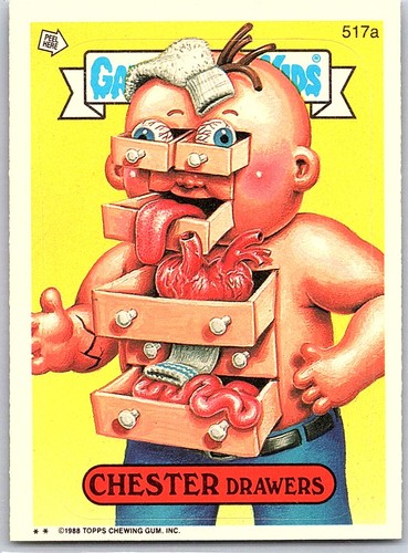 1988 topps garbage - garbage, pail