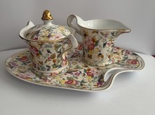 Milk Cream Jug Sugar Bowl Tray