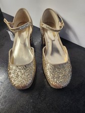 Next Girls Gold Bridesmaid/Party Shoe