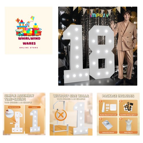 Marquee numbers 18th - marquee,