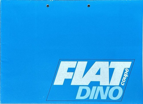 Fiat dino coupe brochure - coupe,