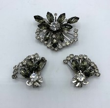 Vintage Smoky Rhinestones