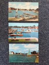 Three unsent vinatge postcards of Oulton Broad