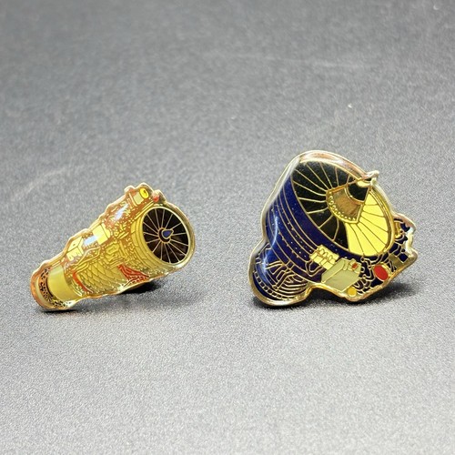 Jet engine pin badges - engine,